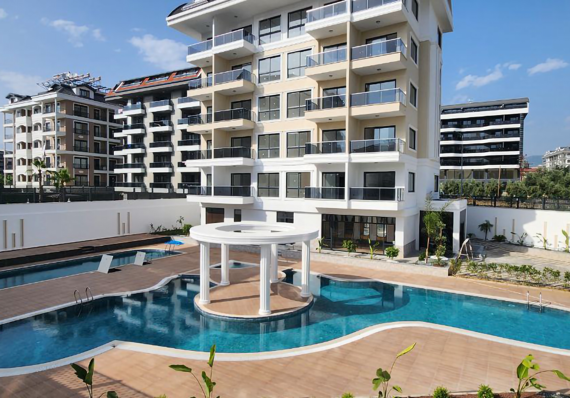 Luxuriöses 1+1 Apartment mit atemberaubendem Blick in Alanya - Kargicak