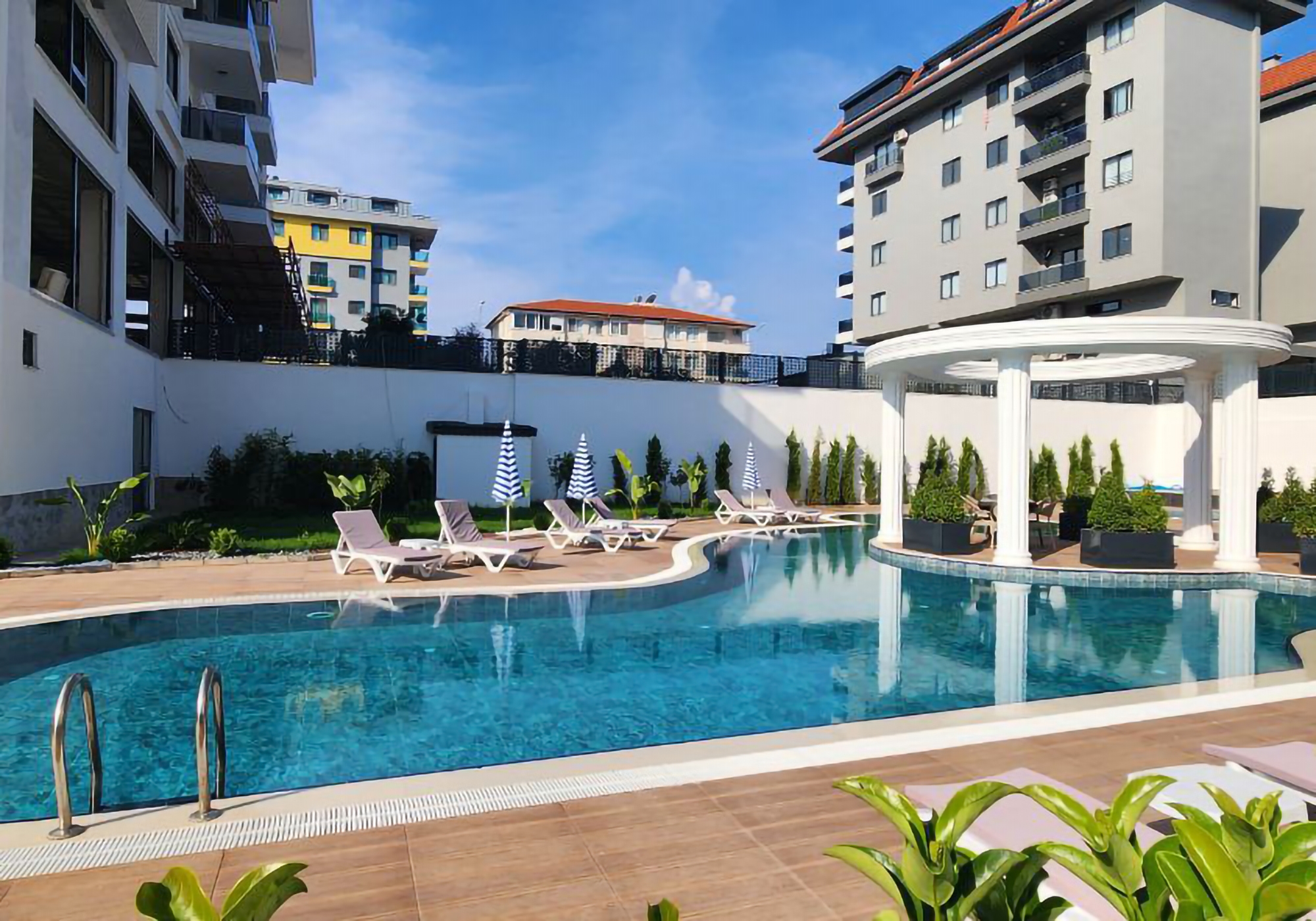 Luxuriöses 1+1 Apartment mit atemberaubendem Blick in Alanya - Kargicak