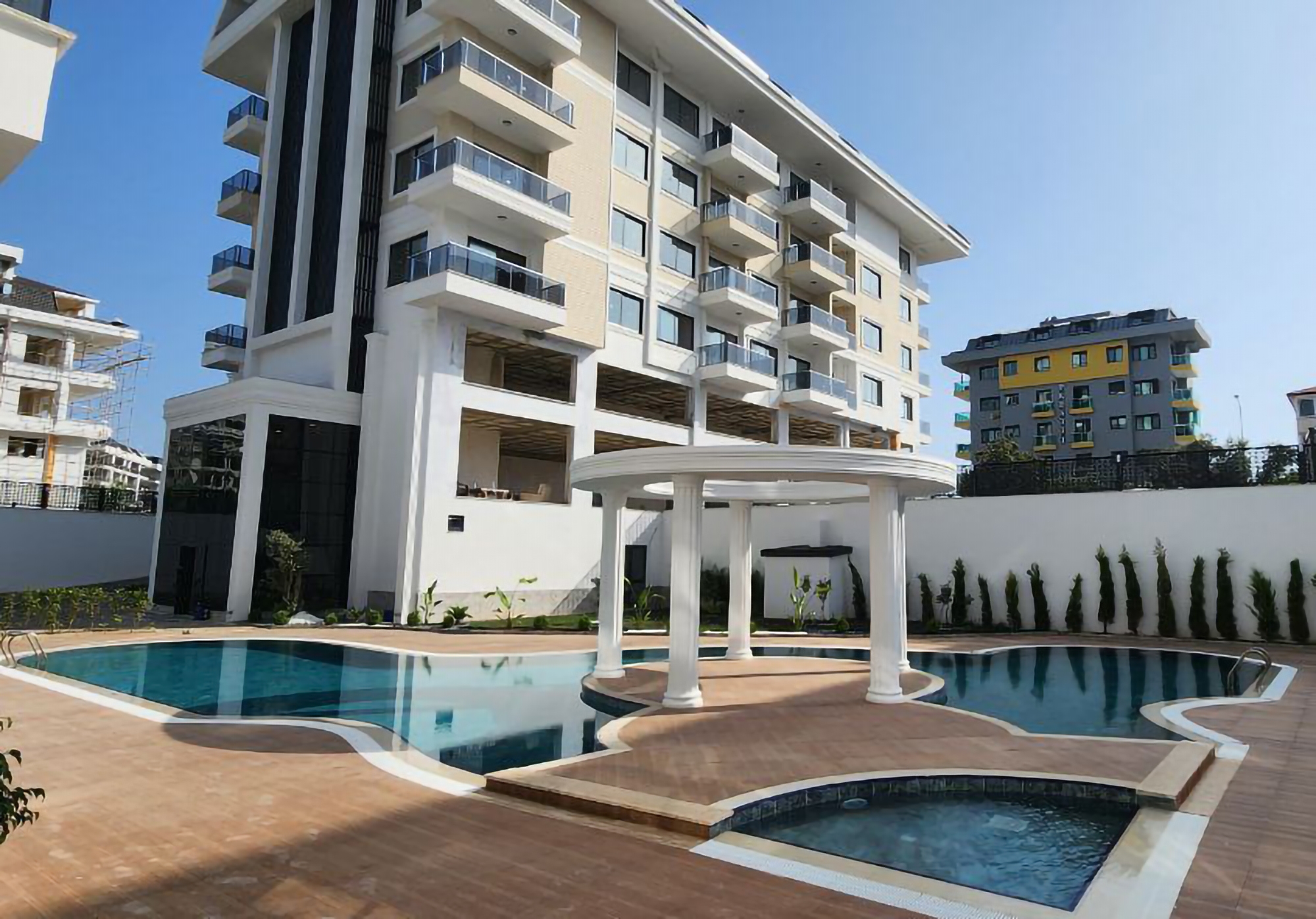 Luxuriöses 1+1 Apartment mit atemberaubendem Blick in Alanya - Kargicak