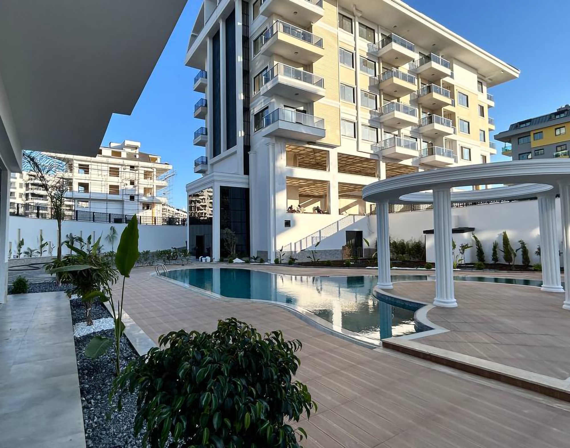 Luxuriöses 1+1 Apartment mit atemberaubendem Blick in Alanya - Kargicak