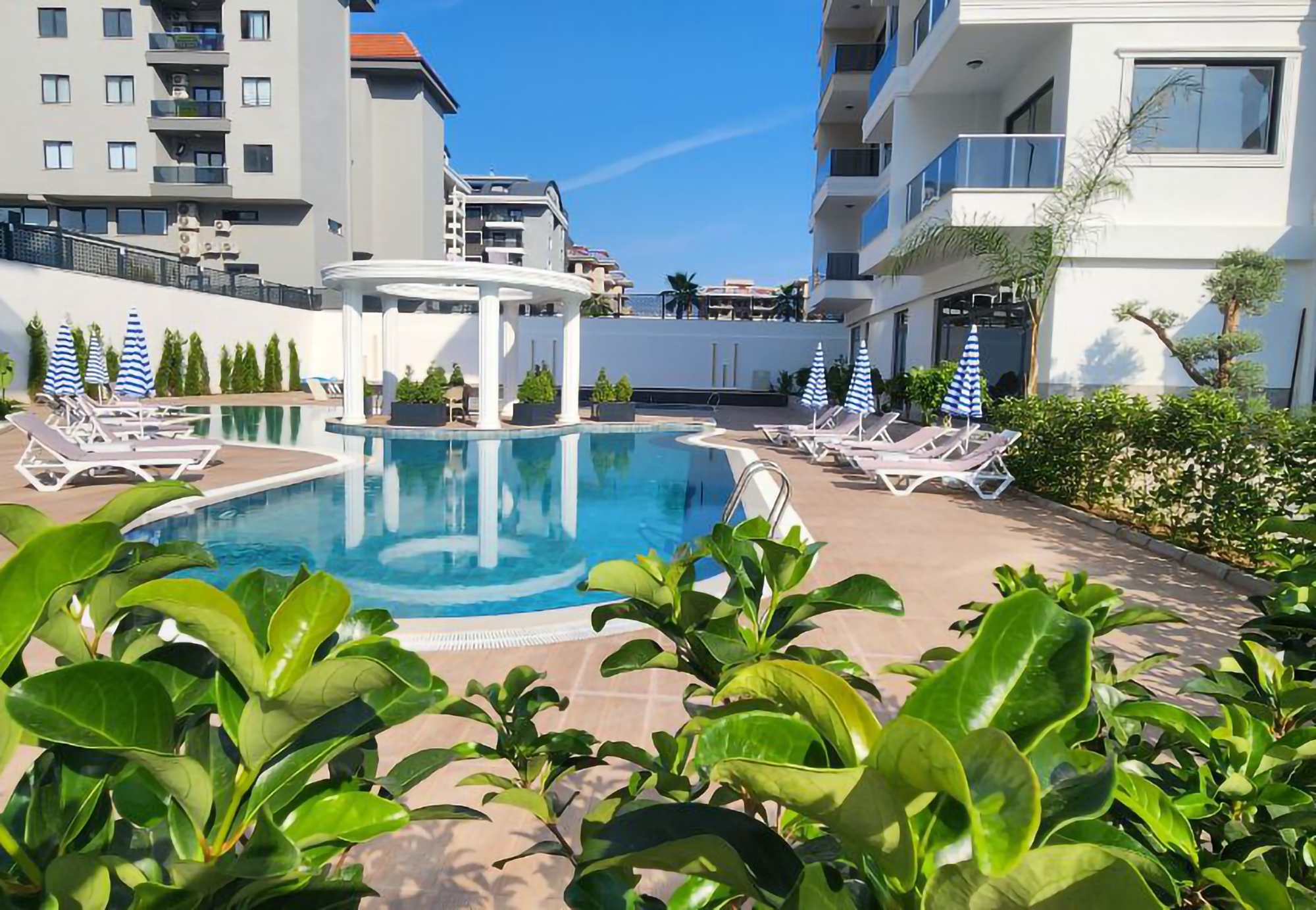 Luxuriöses 1+1 Apartment mit atemberaubendem Blick in Alanya - Kargicak