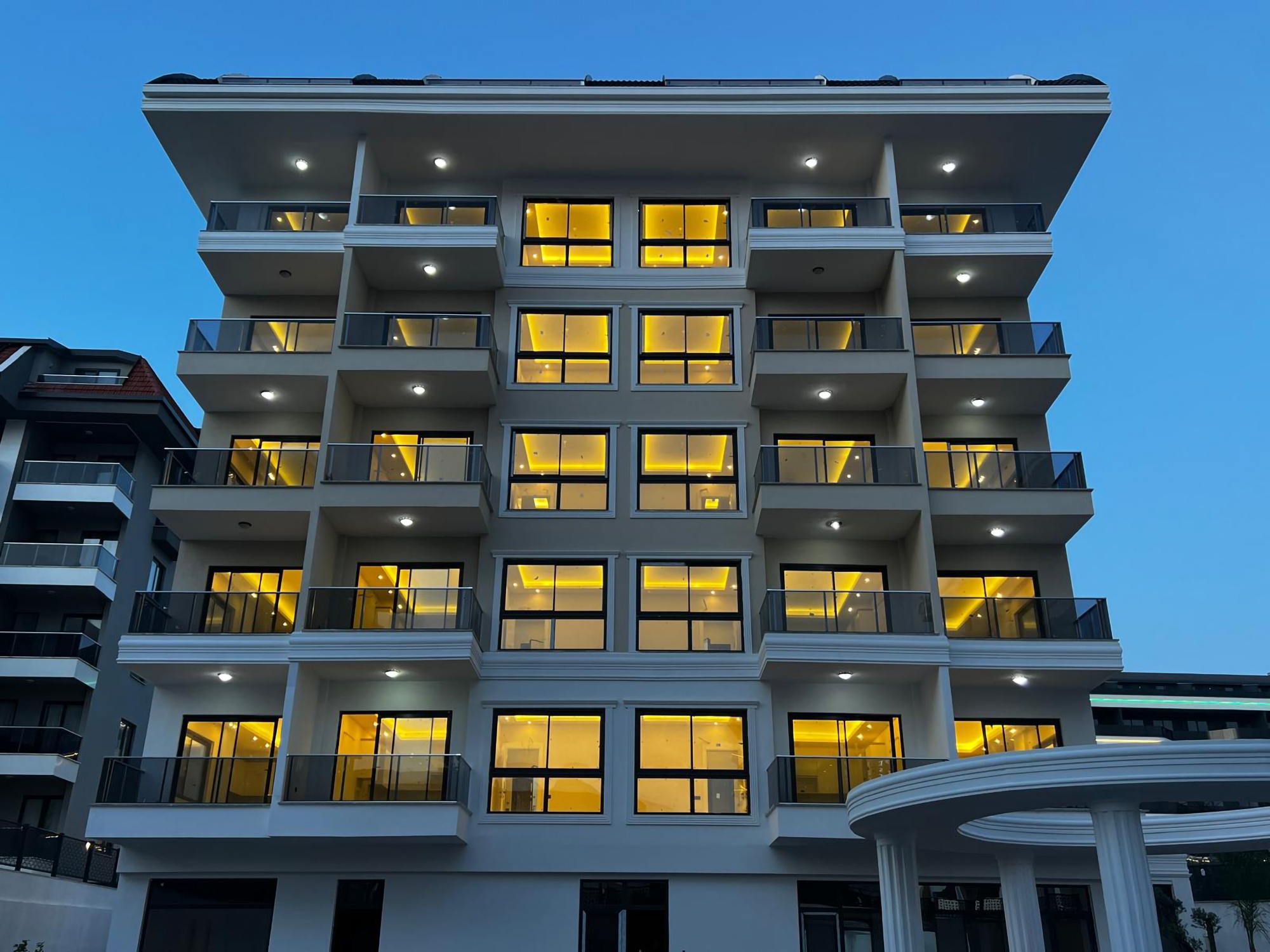 Luxuriöses 1+1 Apartment mit atemberaubendem Blick in Alanya - Kargicak