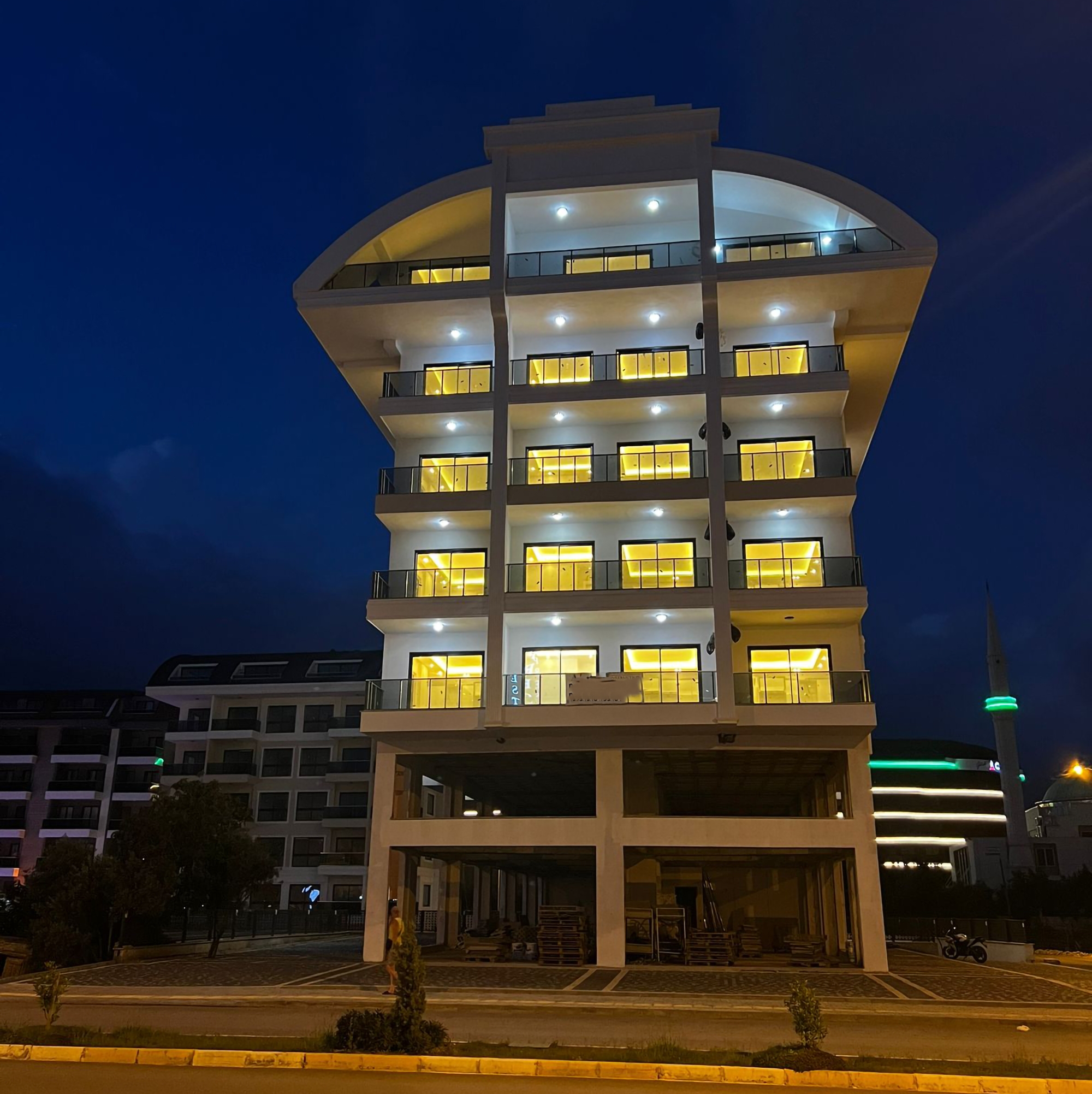 Luxuriöses 1+1 Apartment mit atemberaubendem Blick in Alanya - Kargicak