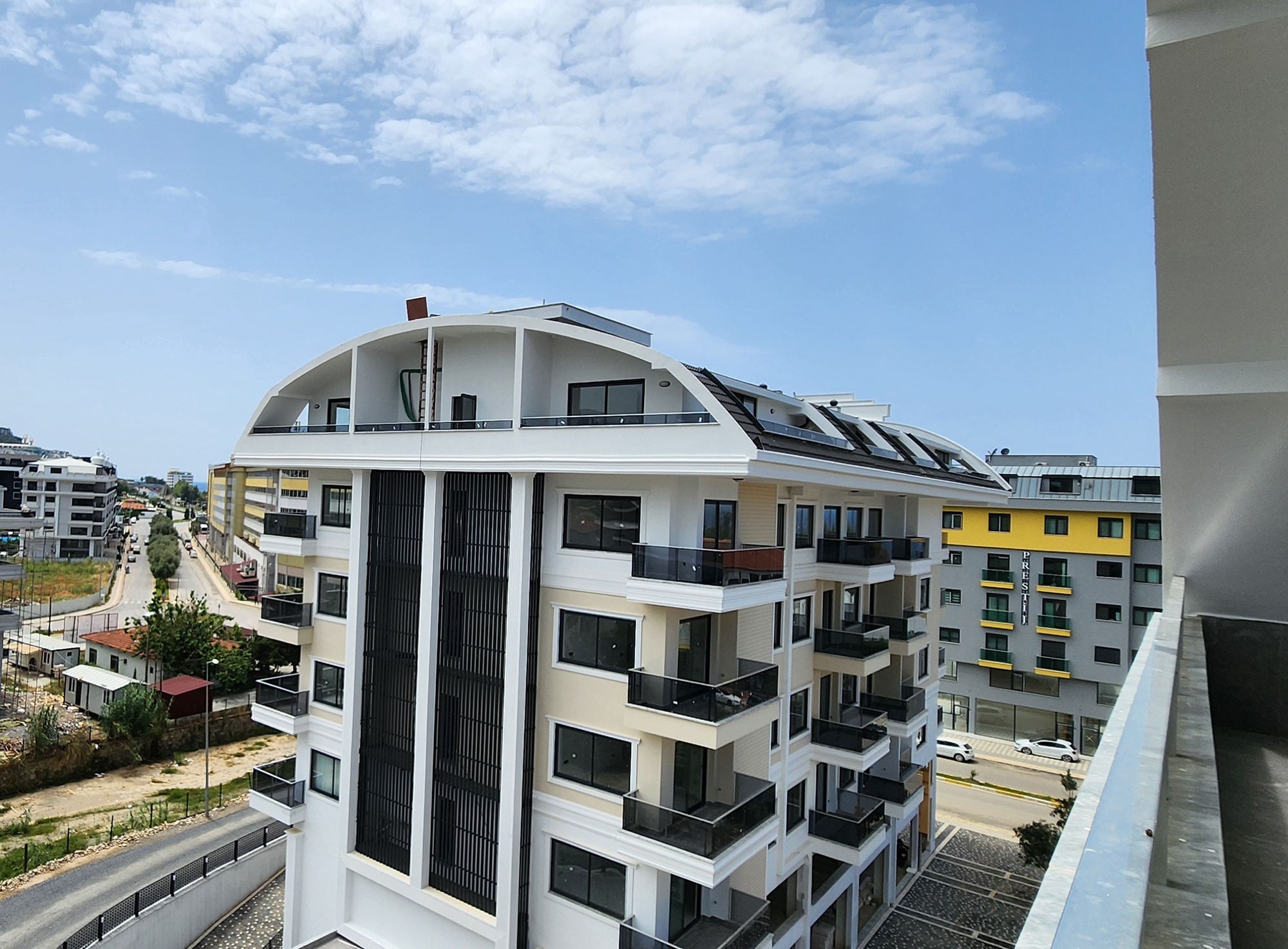Luxuriöses 1+1 Apartment mit atemberaubendem Blick in Alanya - Kargicak