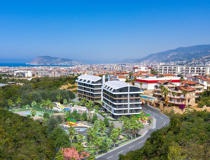 Scenic view apartments in a new complex