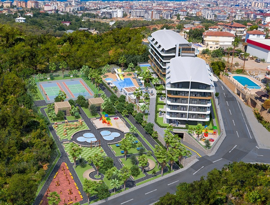 Scenic view apartments in a new complex