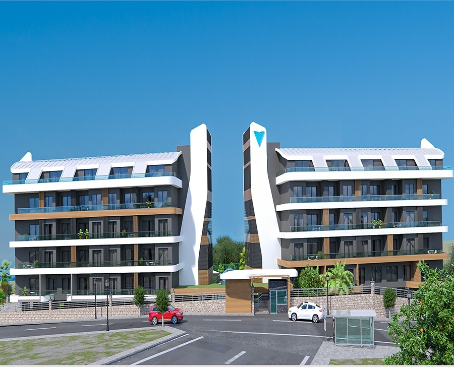 Scenic view apartments in a new complex