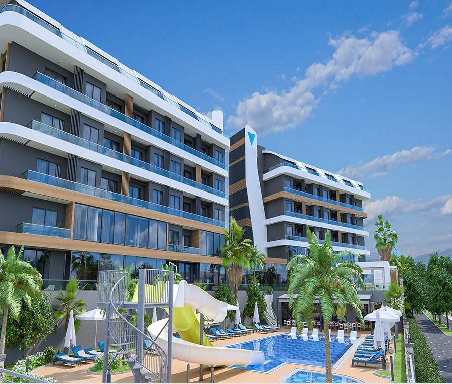 Scenic view apartments in a new complex