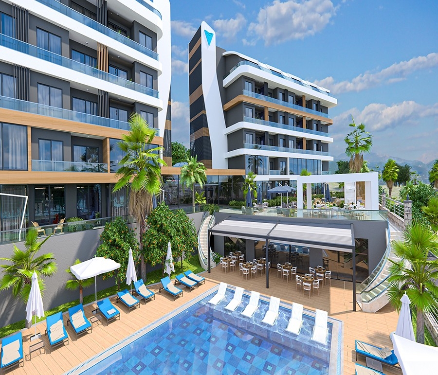 Scenic view apartments in a new complex