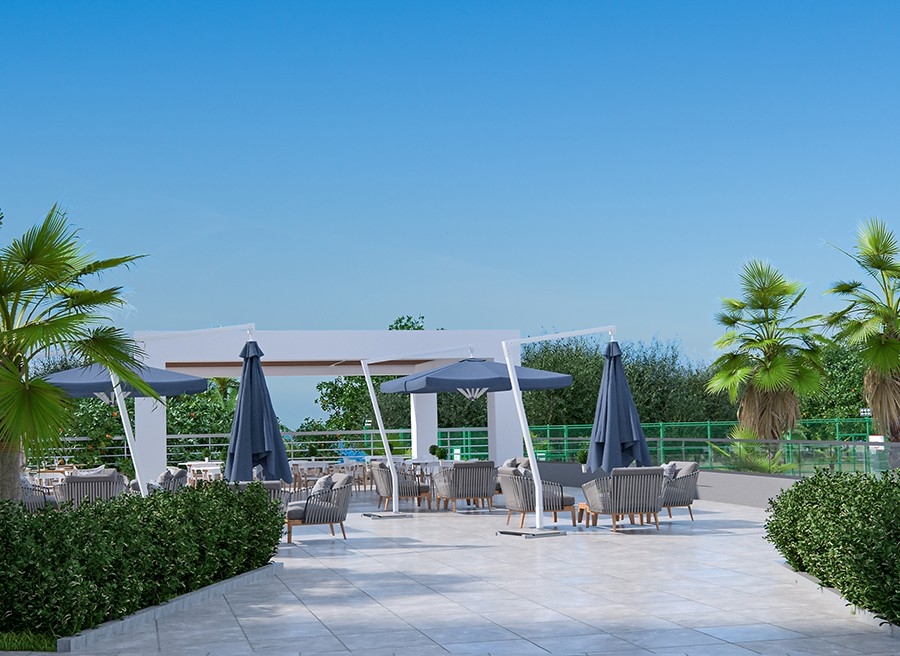 Scenic view apartments in a new complex