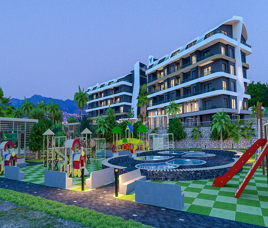 Scenic view apartments in a new complex