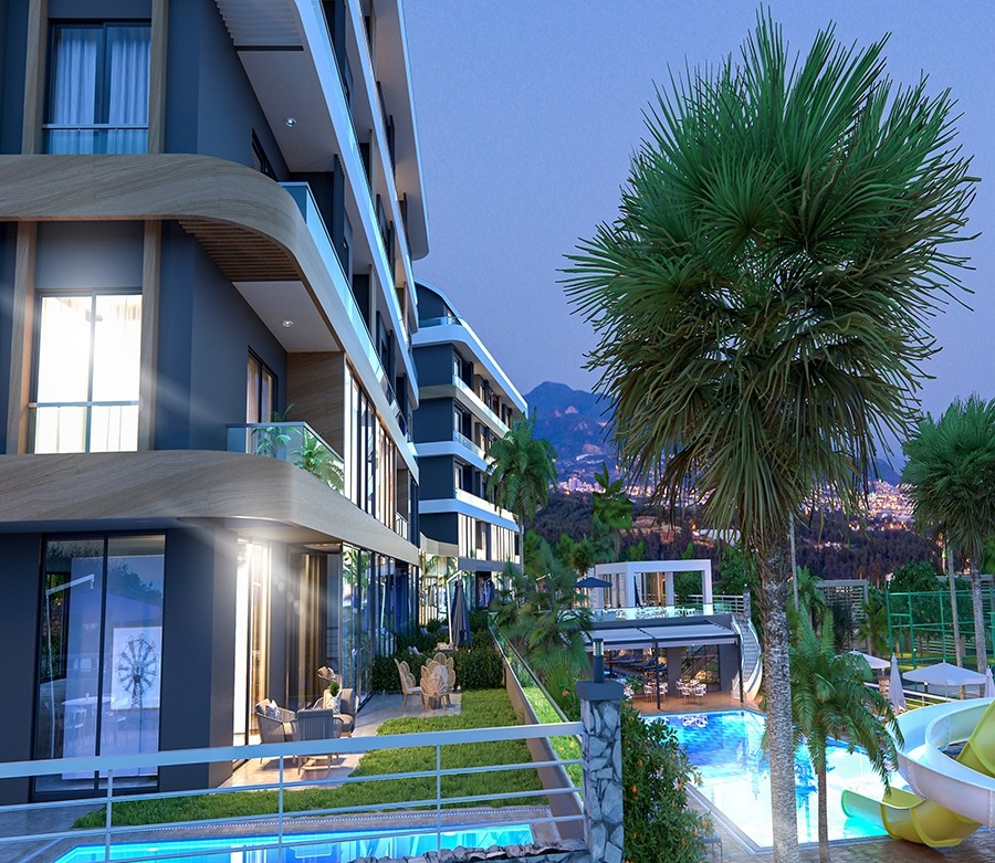 Scenic view apartments in a new complex