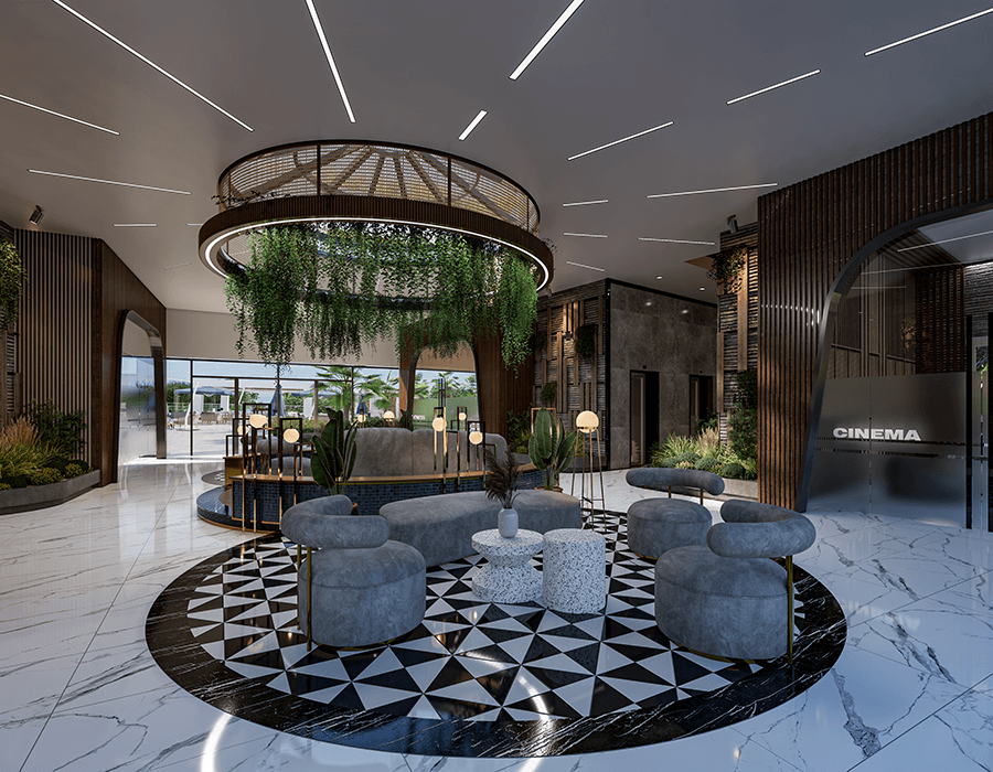 Scenic view apartments in a new complex