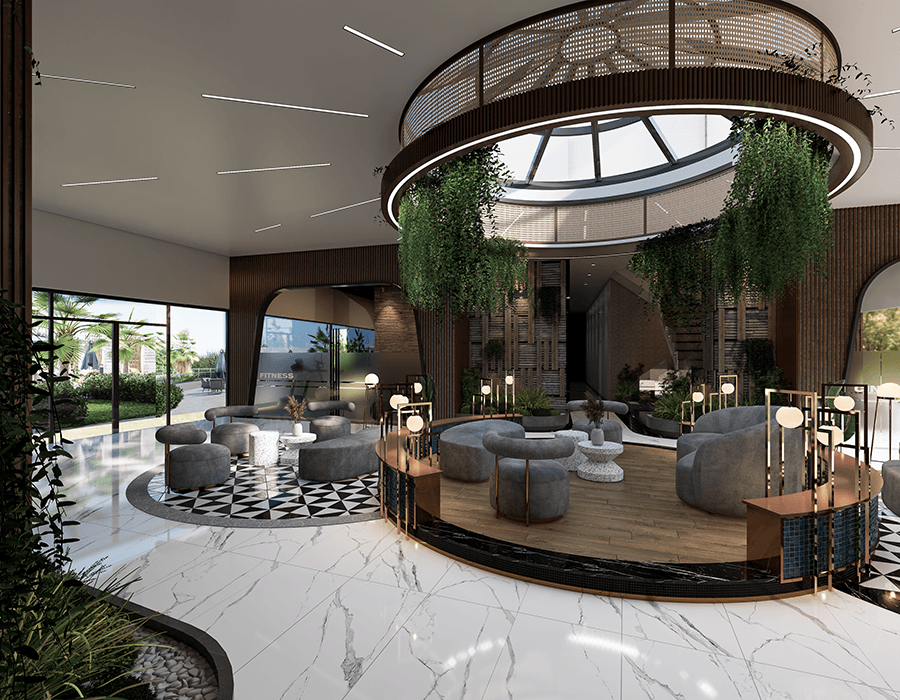 Scenic view apartments in a new complex