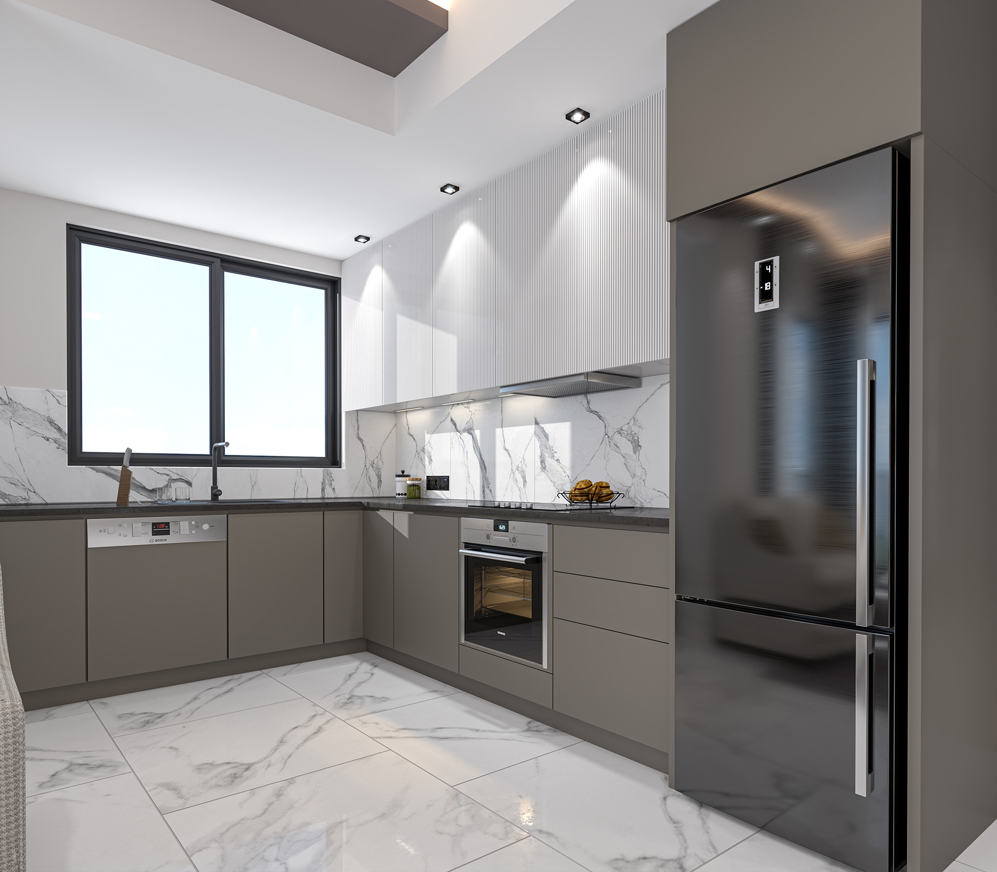 Luxuriöse 1+1 Wohnung mit Meerblick und Bergblick