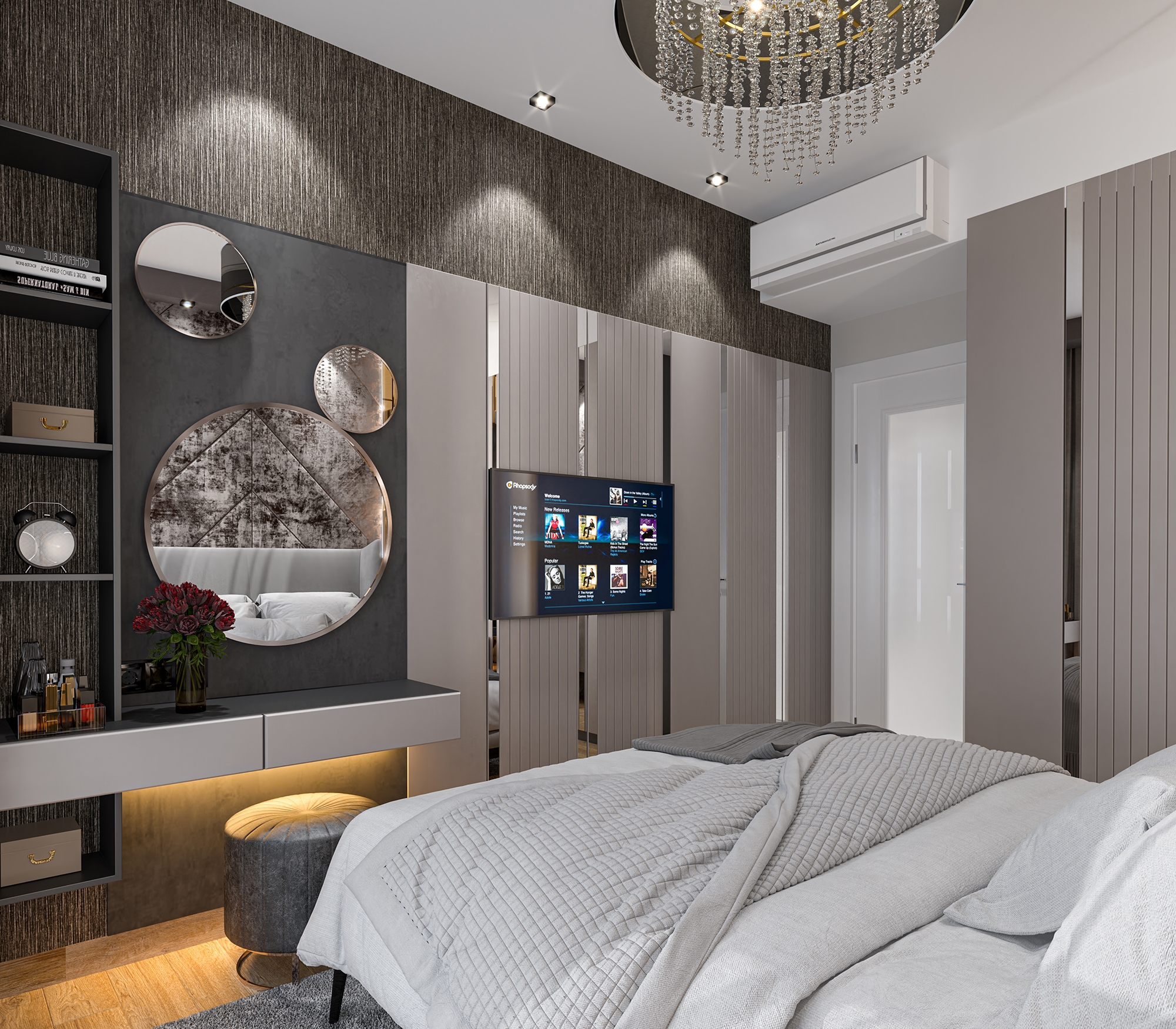 Luxuriöse 1+1 Wohnung mit Meerblick und Bergblick