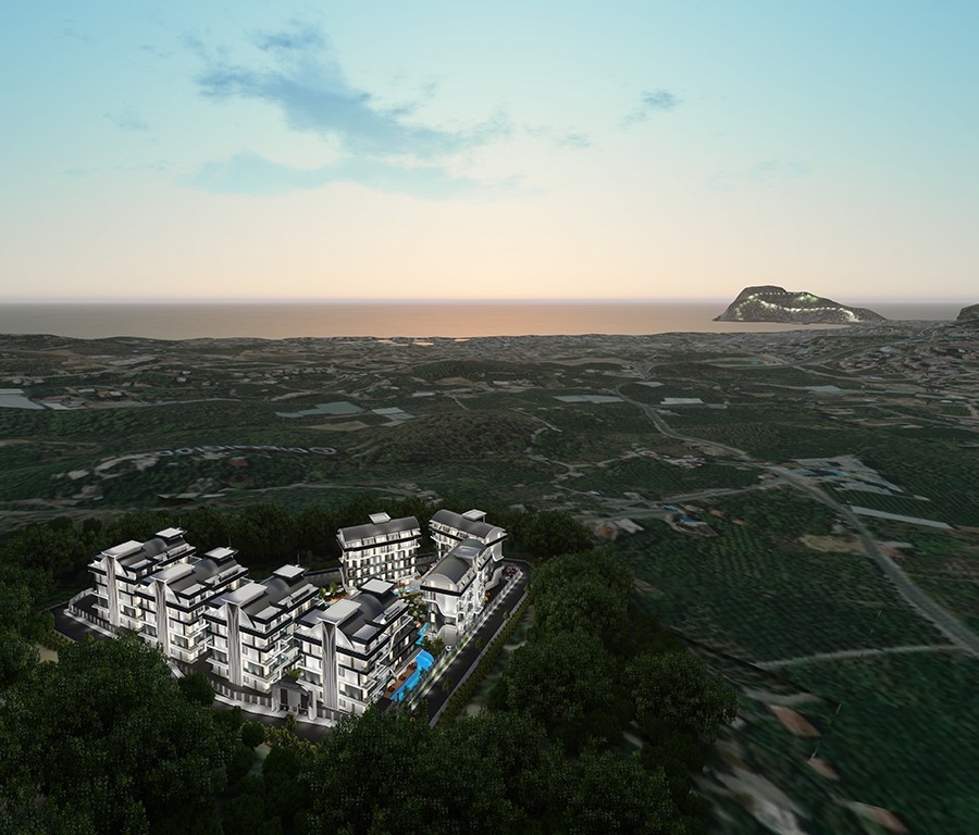 Luxury apartments in a peaceful area
