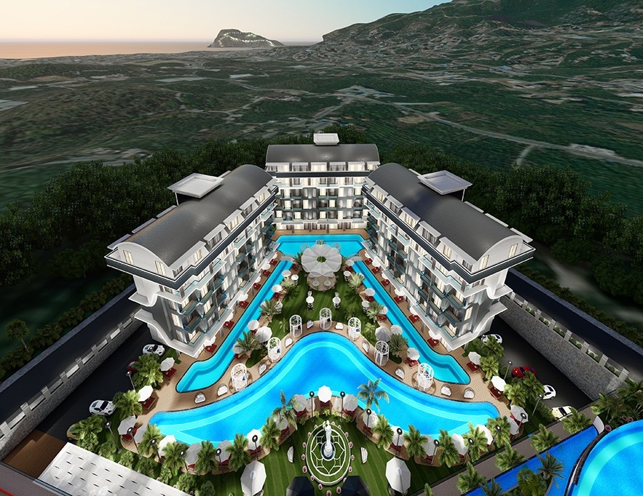 Luxury apartments in a peaceful area