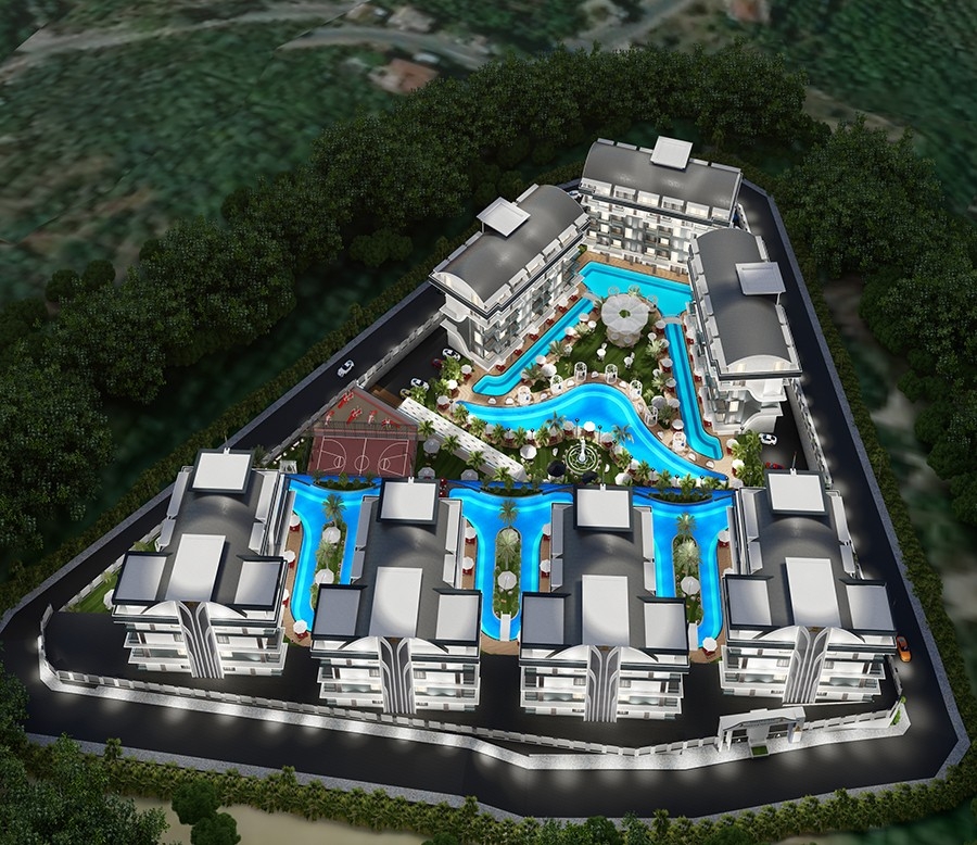 Luxury apartments in a peaceful area