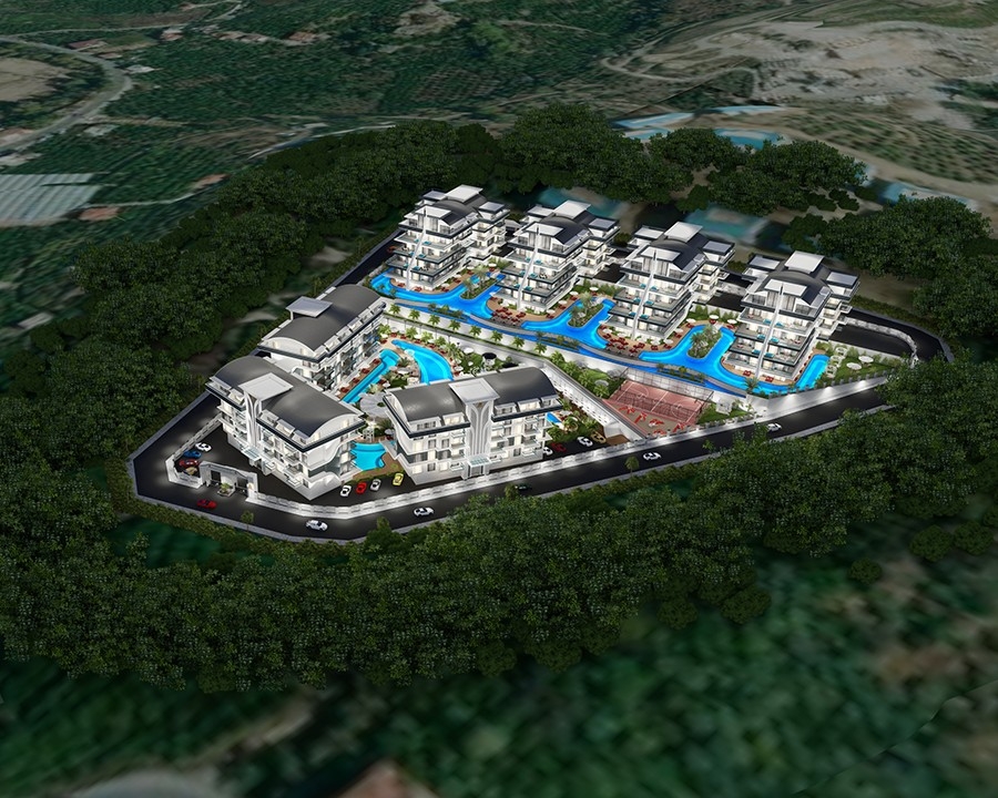 Luxury apartments in a peaceful area