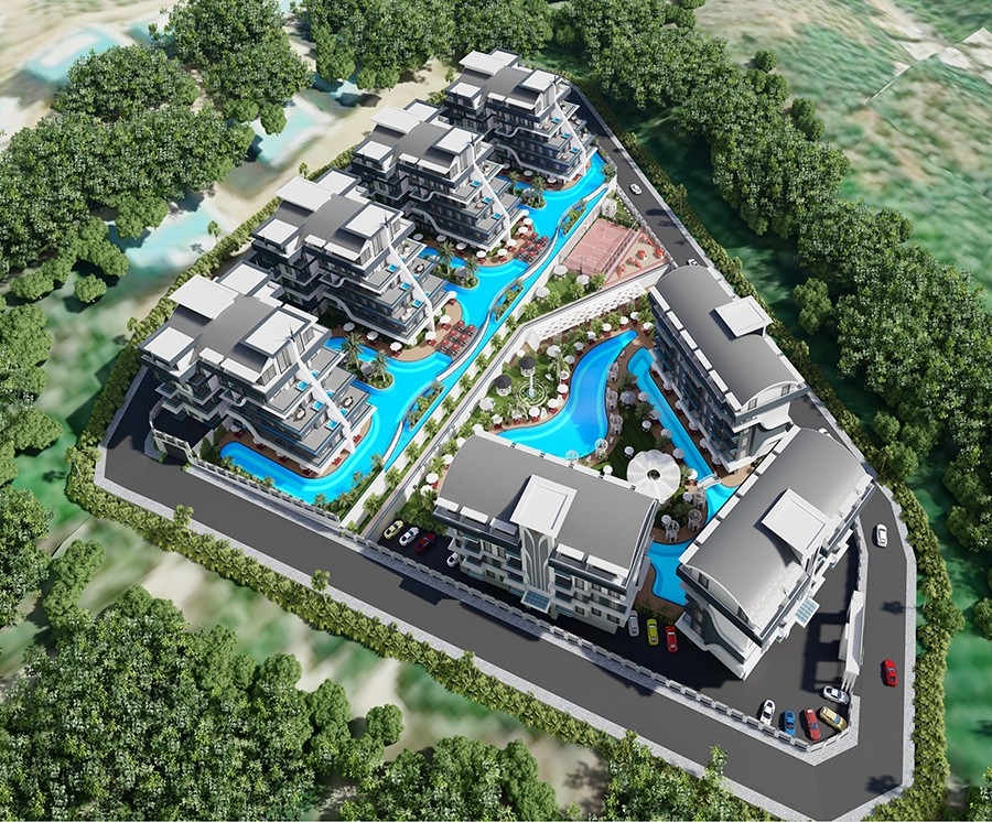 Luxury apartments in a peaceful area