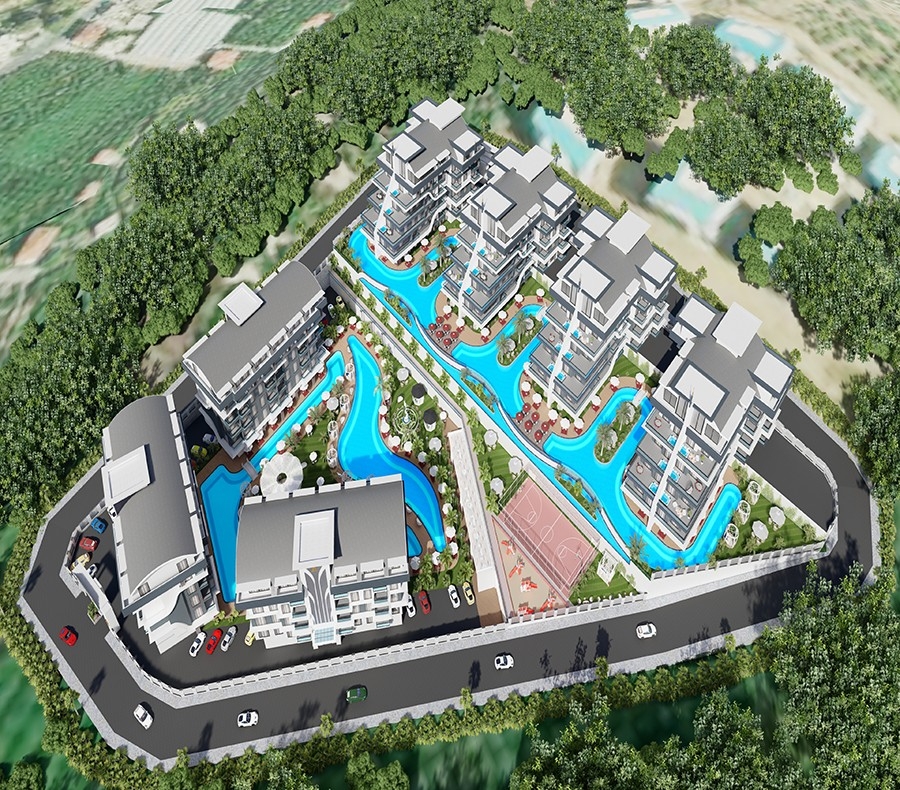 Luxury apartments in a peaceful area