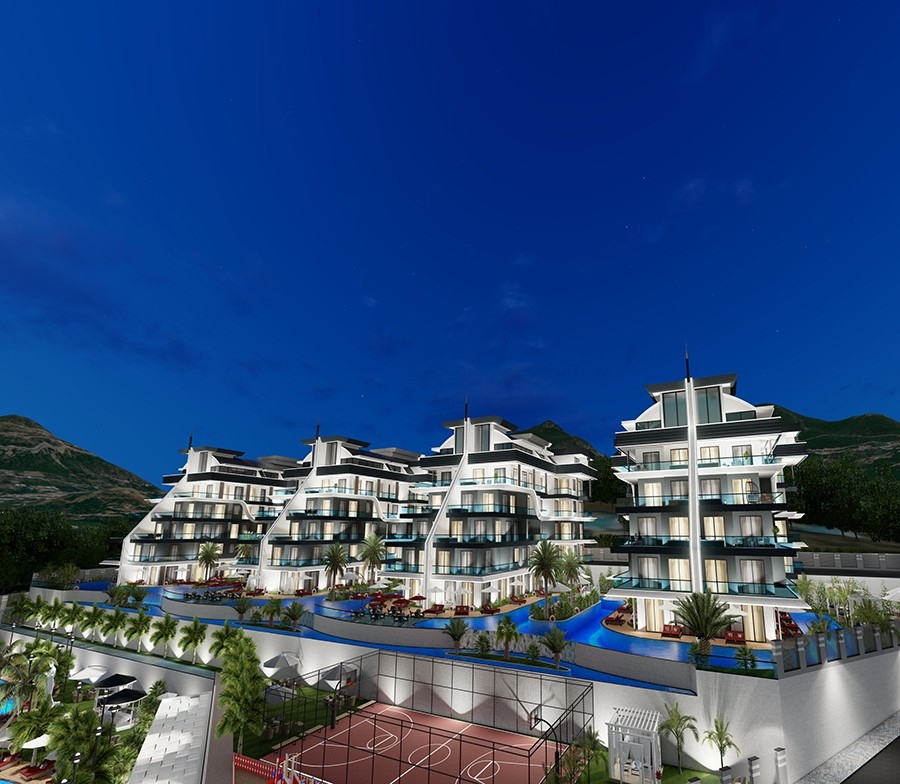 Luxury apartments in a peaceful area
