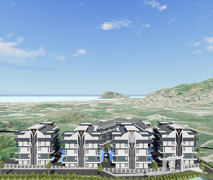 Luxury apartments in a peaceful area