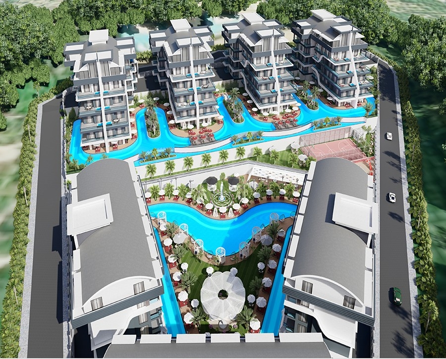 Luxury apartments in a peaceful area