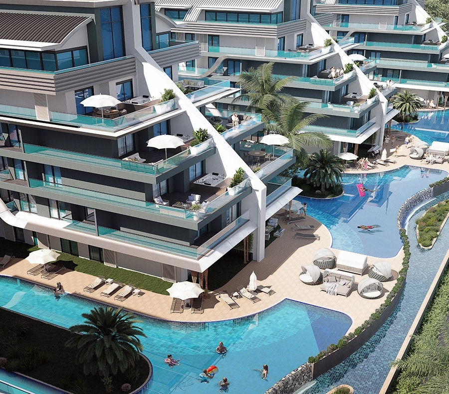 Luxury apartments in a peaceful area