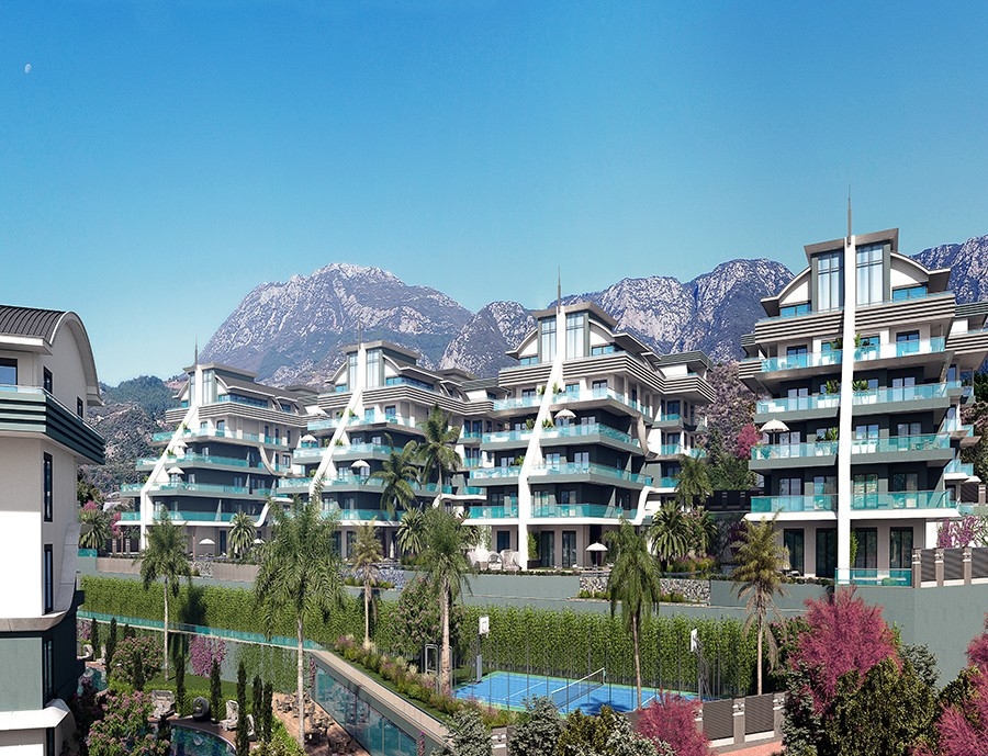Luxury apartments in a peaceful area