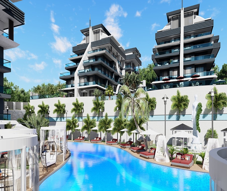 Luxury apartments in a peaceful area
