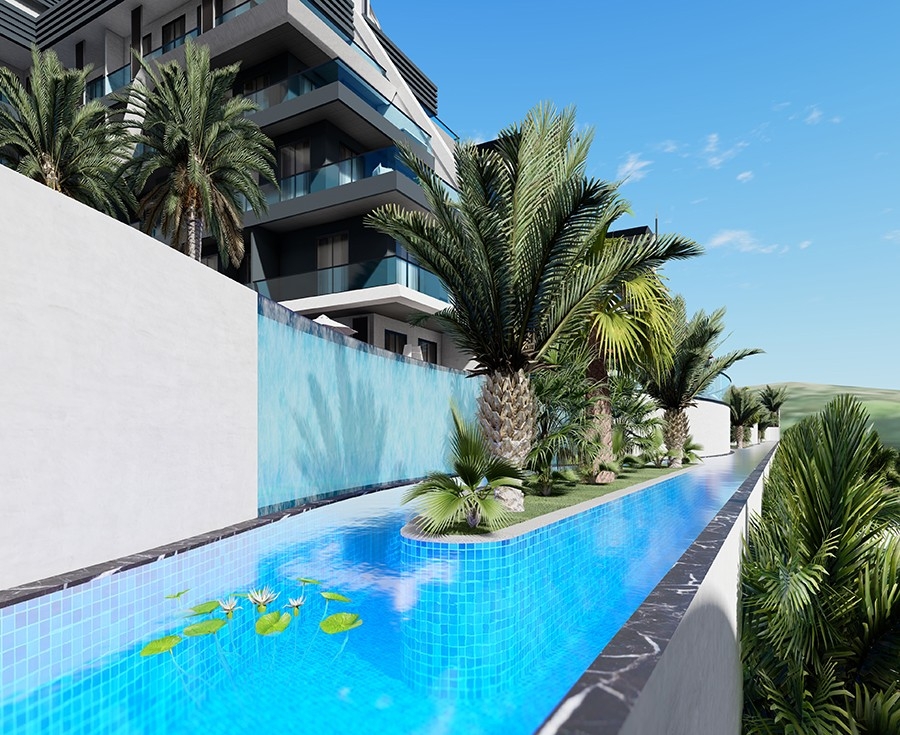 Luxury apartments in a peaceful area