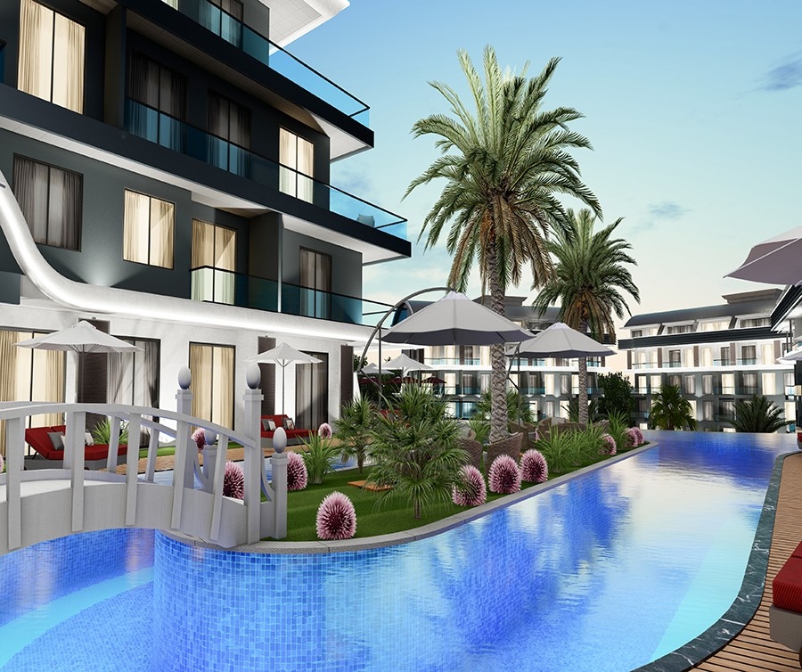 Luxury apartments in a peaceful area
