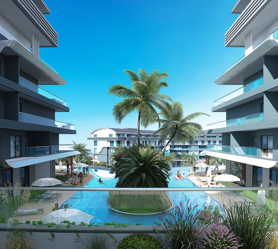 Luxury apartments in a peaceful area