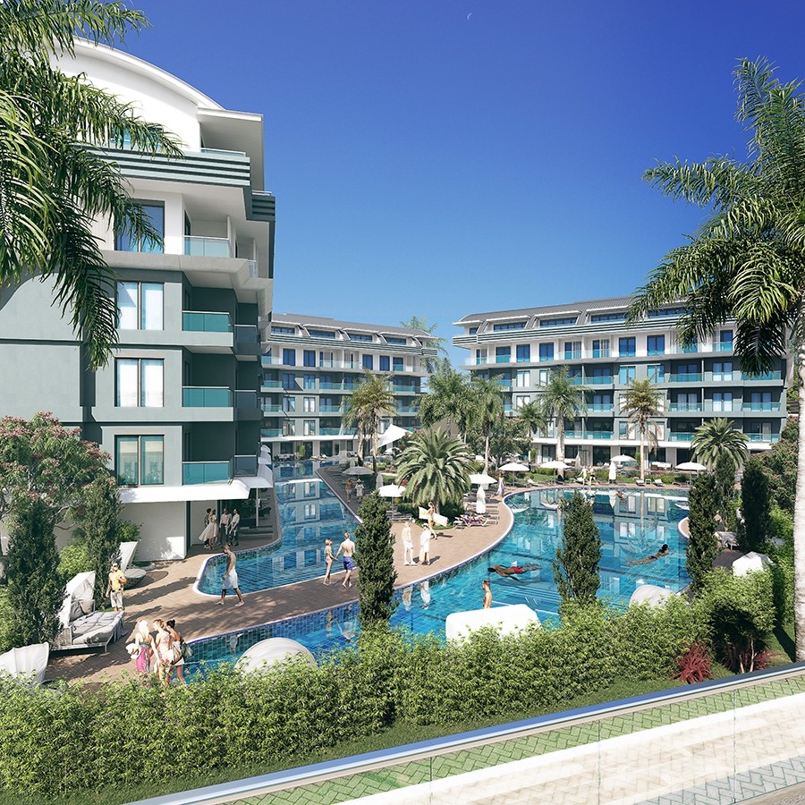 Luxury apartments in a peaceful area