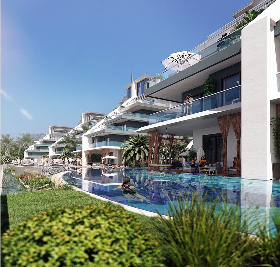 Luxury apartments in a peaceful area