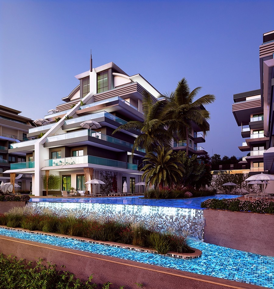 Luxury apartments in a peaceful area