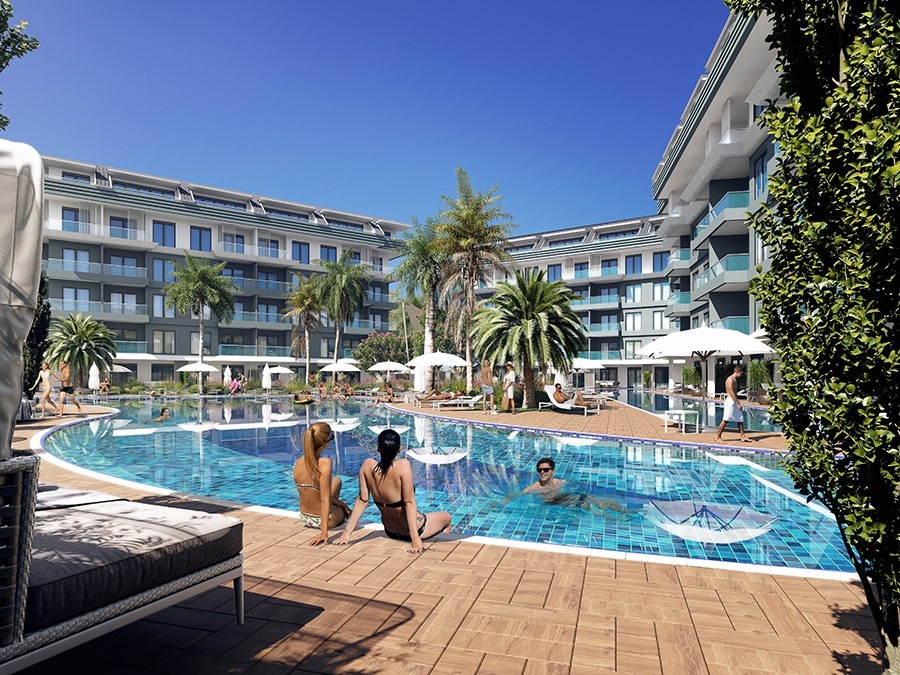 Luxury apartments in a peaceful area