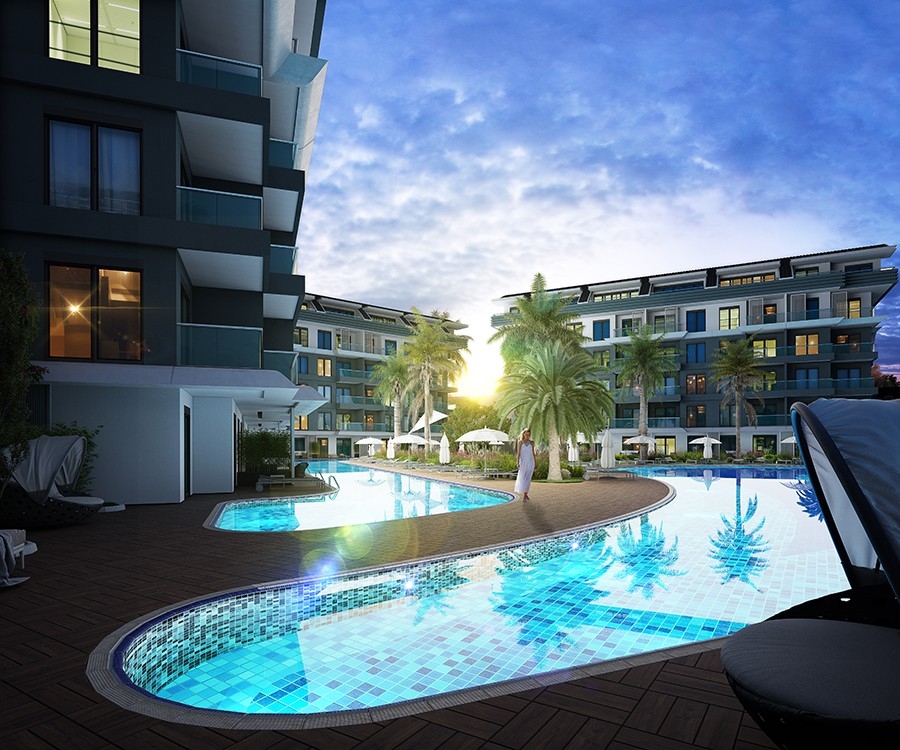 Luxury apartments in a peaceful area