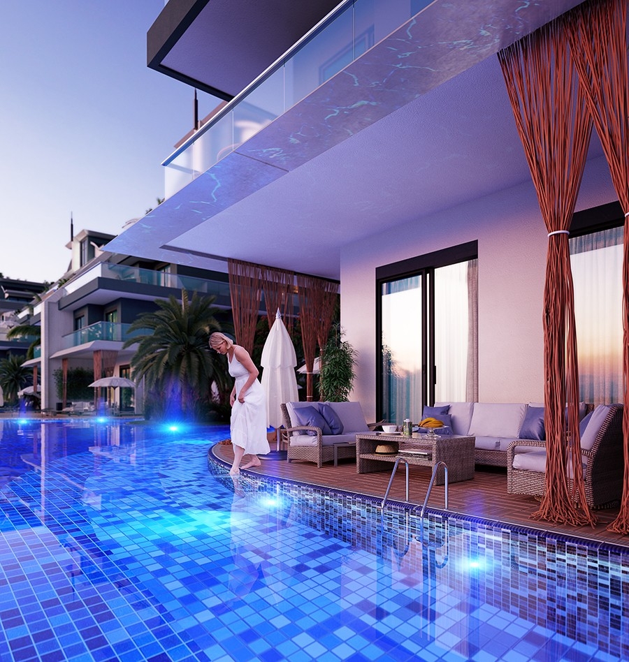 Luxury apartments in a peaceful area
