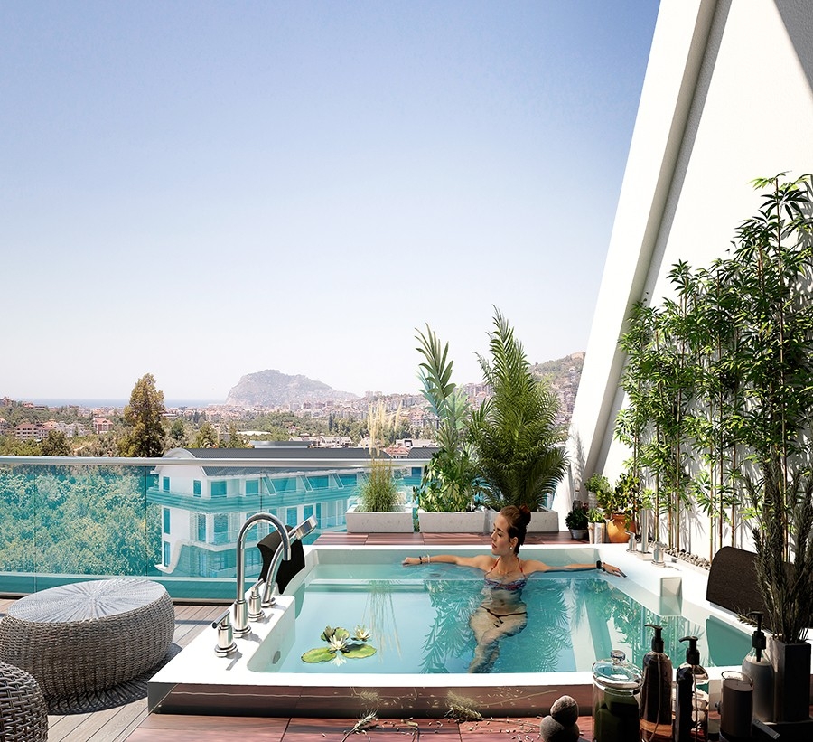 Luxury apartments in a peaceful area