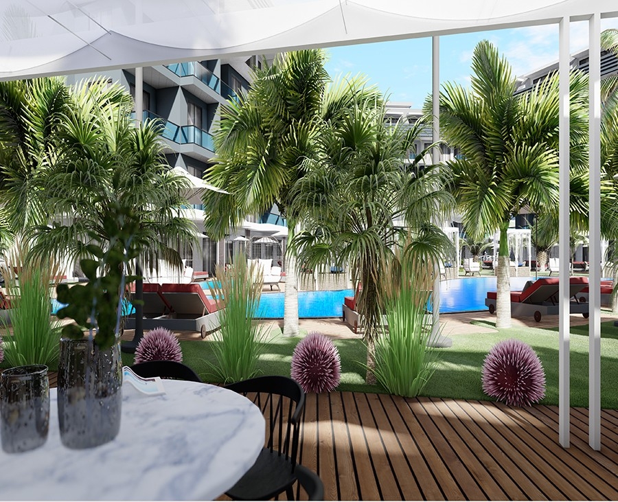 Luxury apartments in a peaceful area