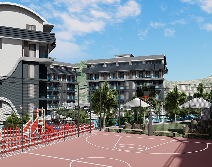 Luxury apartments in a peaceful area
