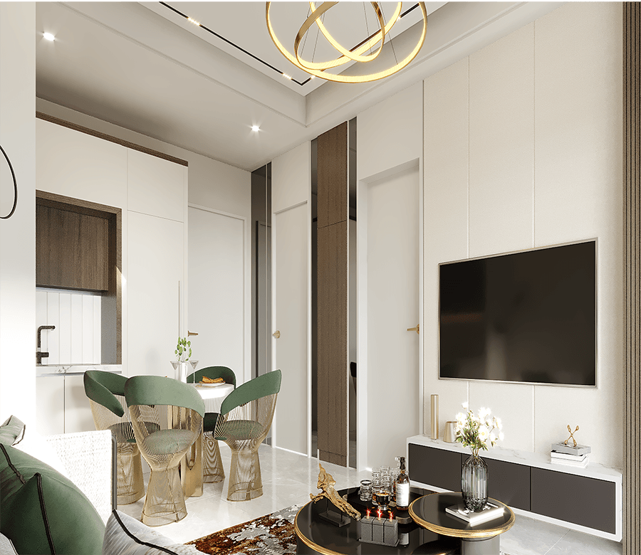Luxury apartments in a peaceful area