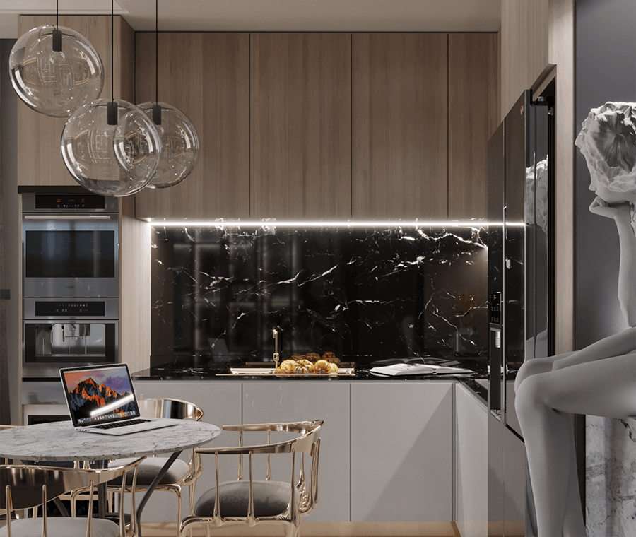 Luxury apartments in a peaceful area