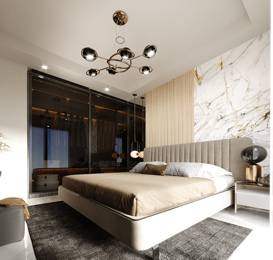 Luxury apartments in a peaceful area