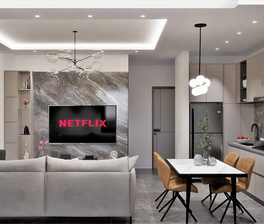 Luxuriöses 1+1 Apartment mit Bergblick in Demirtas, Alanya