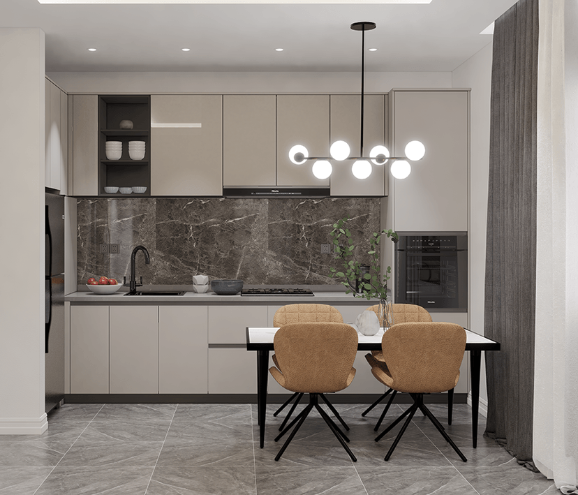 Luxuriöses 1+1 Apartment mit Bergblick in Demirtas, Alanya