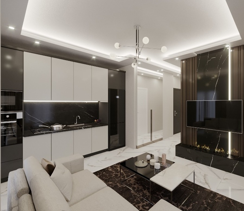 Downtown Alanya 1-bedroom apartment